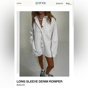 Parke Denim Romper